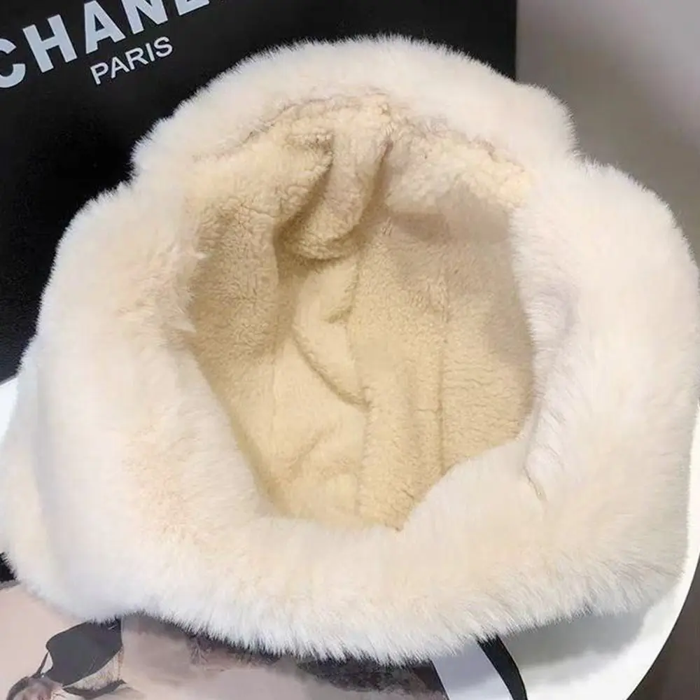 Outdoors Plush Bomber Hat Thick Warm Winter Cap Windproof Earflap Bonnet for Men Women