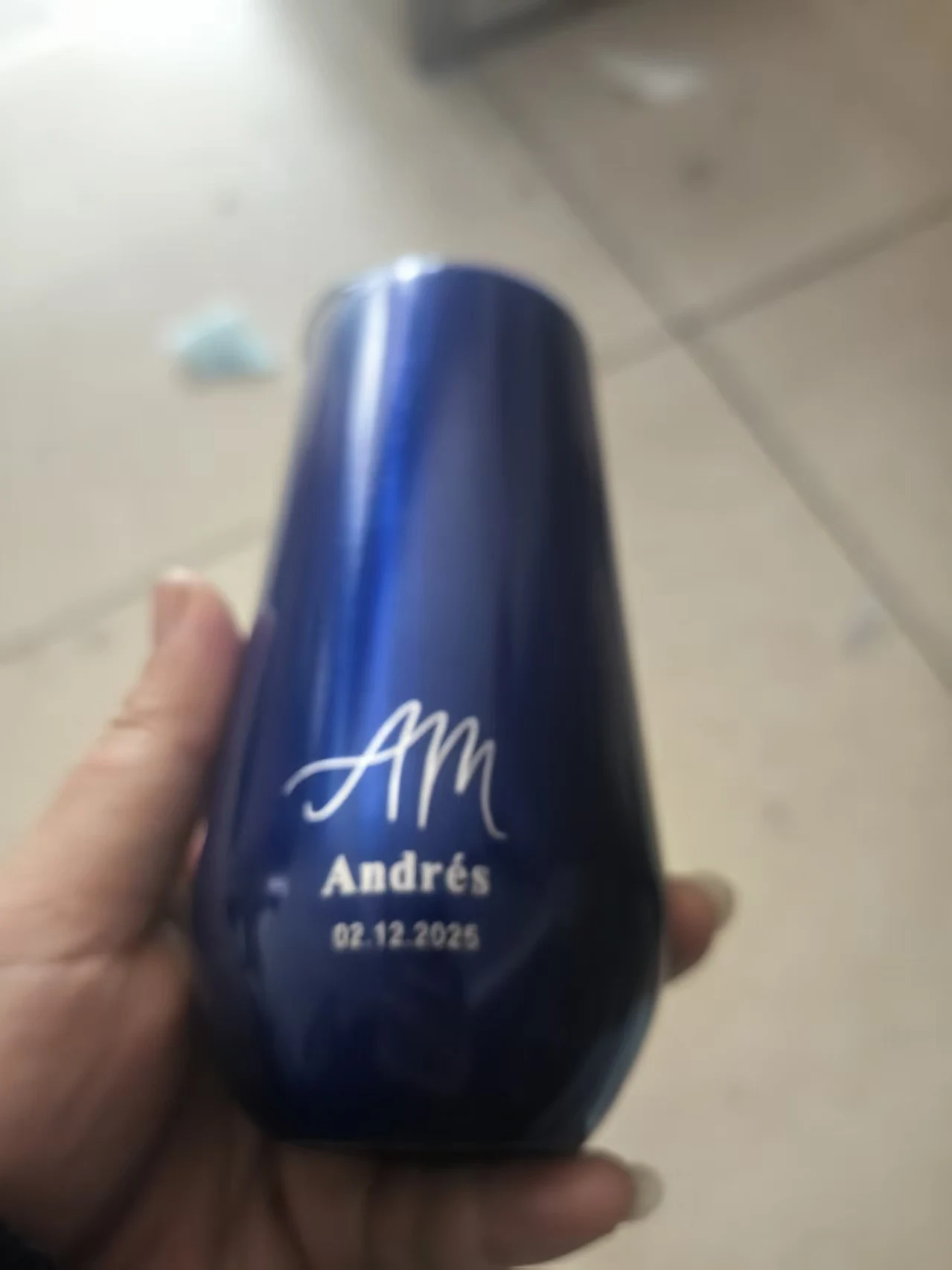 Vaso Térmico Swig para Vino, Cerveza y Champán, 6oz/9oz, con Tapa, sin Tallo, en Oro Rosa, de Acero Inoxidable