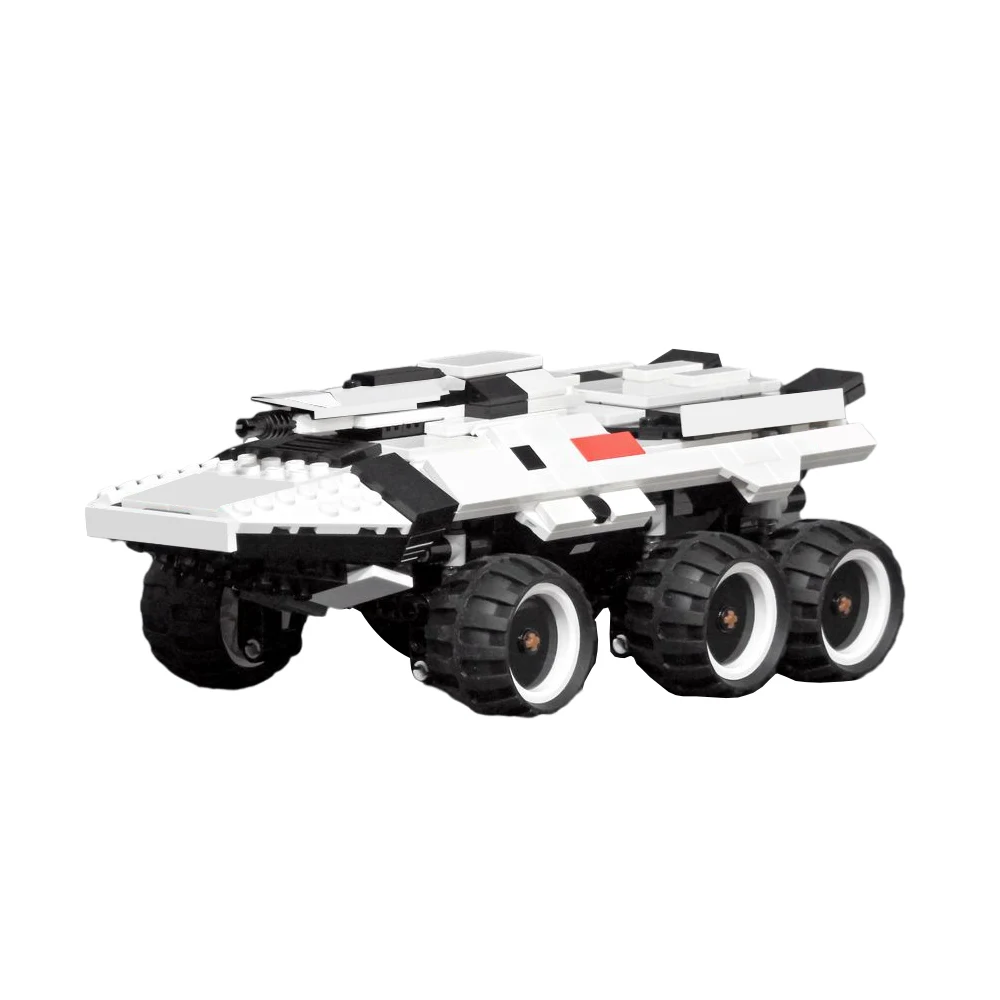 

MOC M35 War Tank Mako-Mass Effect Land Chariot Building Blocks Kit Assemble Vehicle Car Bricks Toys For Children Birthday Gifts