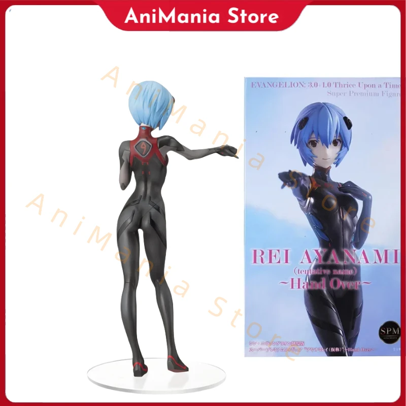 

SEGA Original NEON GENESIS EVANGELION Anime Figure SPM Ayanami Rei Hand Over Action Figure Toys for Kids Gift Model Dolls