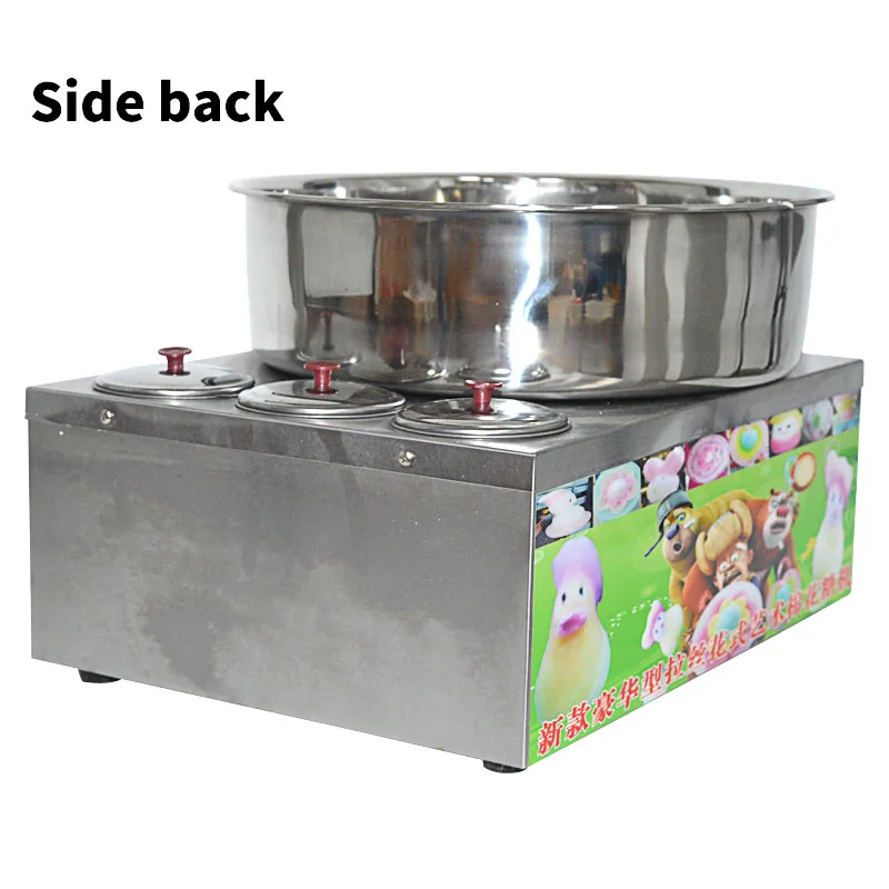 Commercial Marshmallow Machine Stainless Steel Gas Cotton Candy Maker DIY Candyfloss Machine Fancy Brushed Cotton Candy Machine