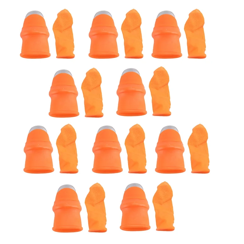 

A88E-Multi-Pack Silicone Gardening Thumb Knife Set With Finger Cots For Fruit And Vegetable Picking