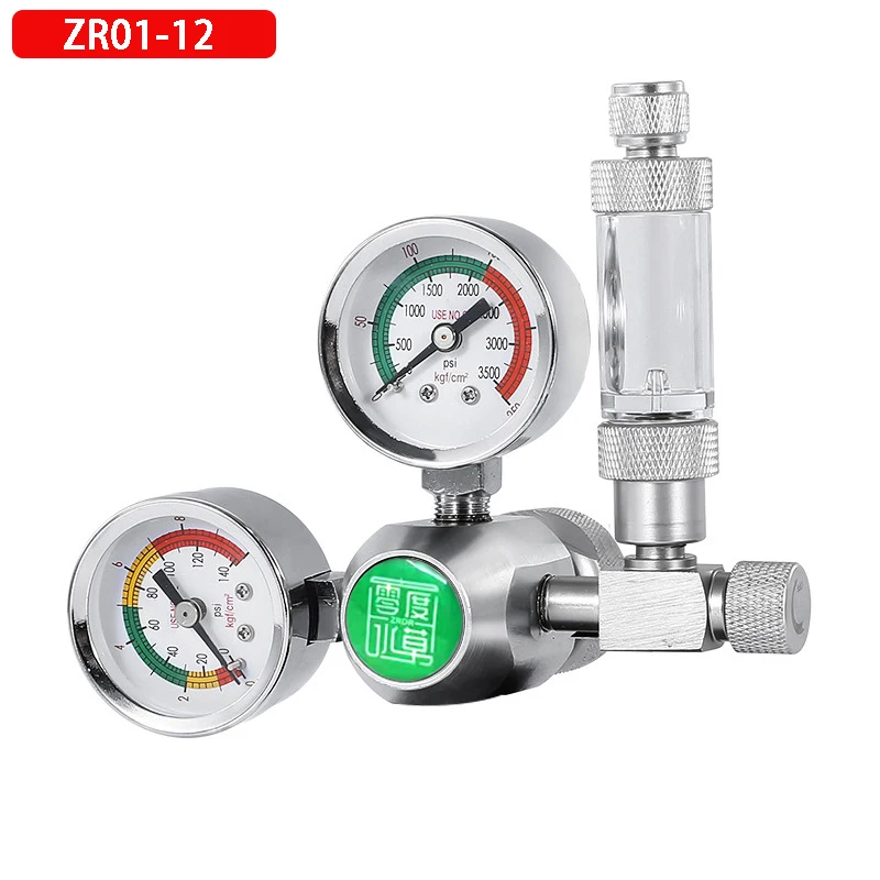 ZRDR Aquarium Diyco2 Regler Magnet blasen zähler CO2-Steuerungssystem Reaktion wasserdichtes Aquarium CO2-Druckreduzierventil 5