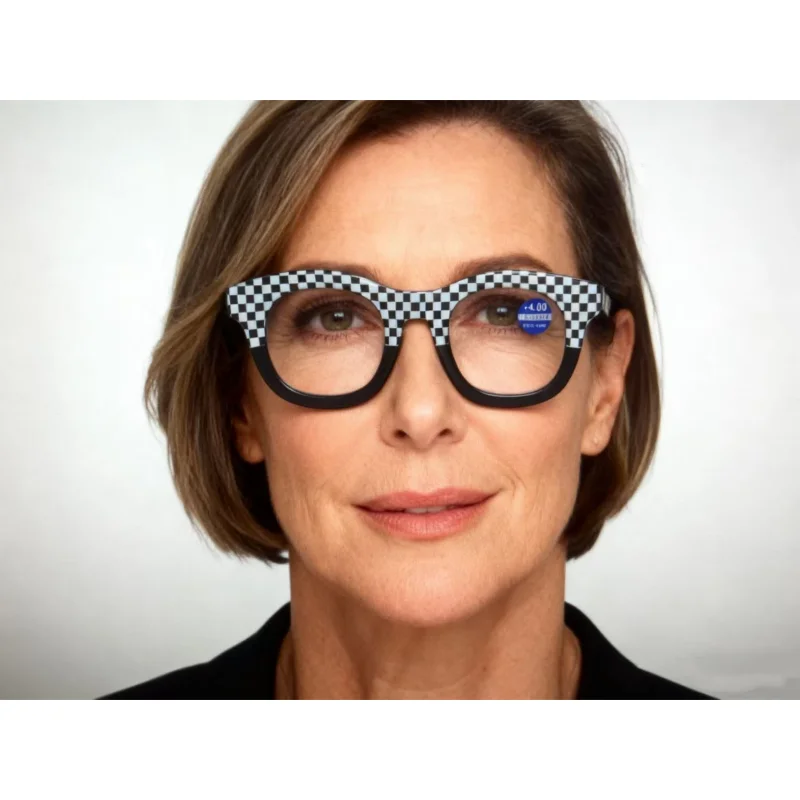 

2 Pcs Reading Glasses Classic Fashion Anti-Blue Light Reading Eyeglasses Foldable Comfortable Presbyopia Eyewear