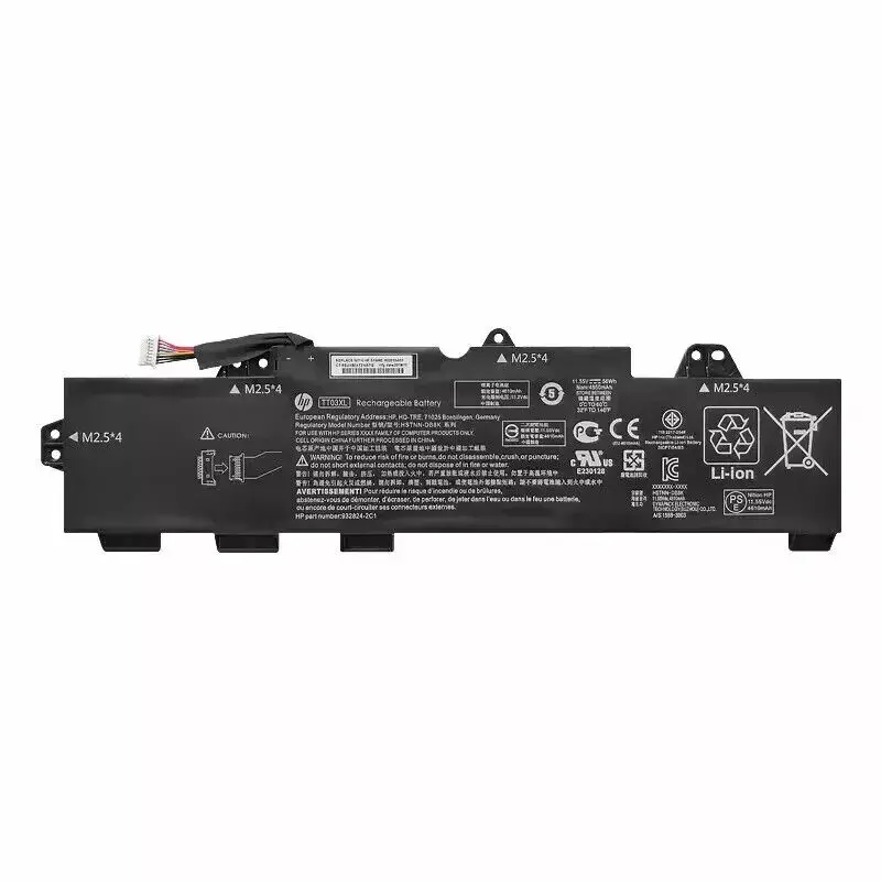 

For New TT03XL Battery For HP EliteBook 755 G5 850 G5 G6 HP ZBook 15U G5 G6 56W laptop batteries