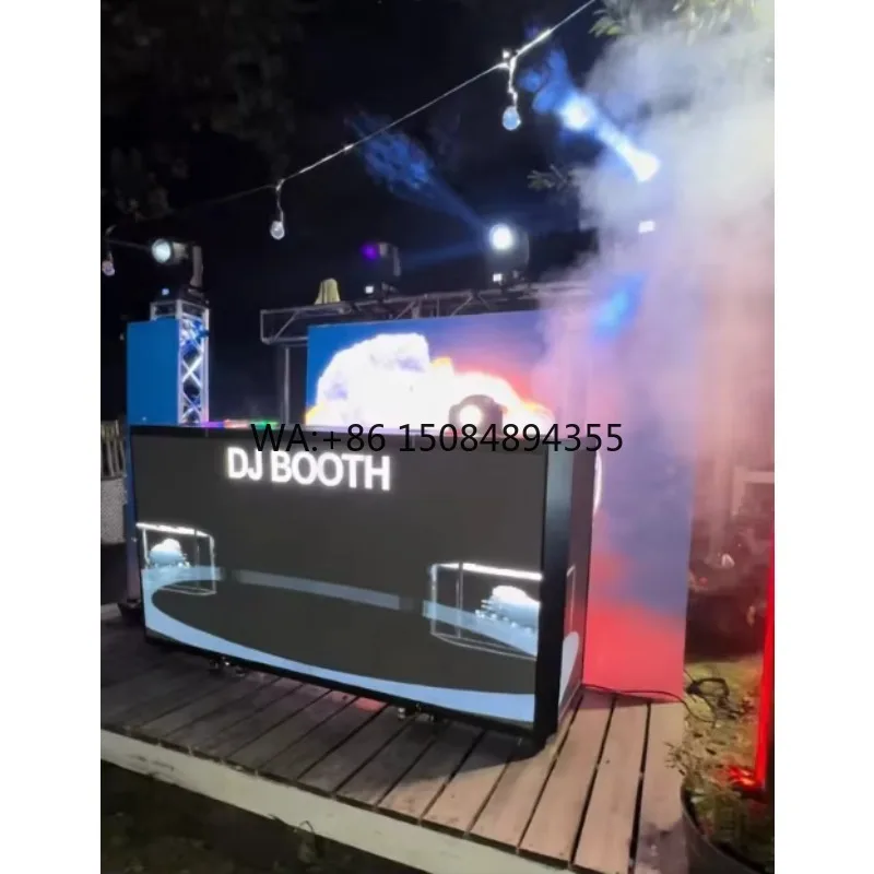 

Zhiyu Foldable DJ Booth Mobile DJ Booth P2.6 LED Video Wall Panel for Events