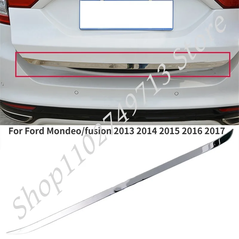 For Ford Mondeo/fusion 2013 2014 2015 2016 2017 Rear Trunk Door Handle Cover Tail Gate Trim Bezel Molding Styling