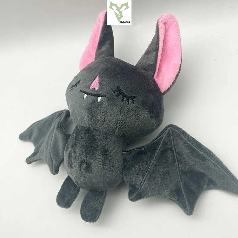 Halloween Plushies Mini Lavender Sleepy Bat Plush Toys Cute Cartoon Skeleton Cat Pillow Soft Ghost Models Halloween Kids Gifts