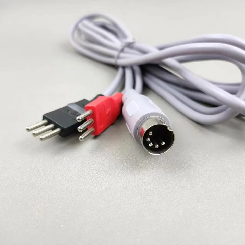 مريحة EMS القطب الكهربائي لوحة تحفيز العضلات كبيرة 5P 3 دبابيس كابل استبدال إزالة الألم نقل التيار الصغير