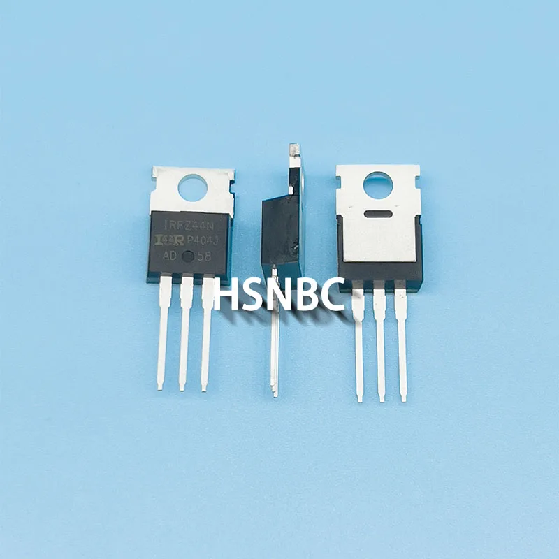 10Pcs/Lot IRFZ44NPBF IRFZ44N FZ44N TO-220 55V 49A MOSFET N-Channel Field-effect Transistor 100% New Imported Original