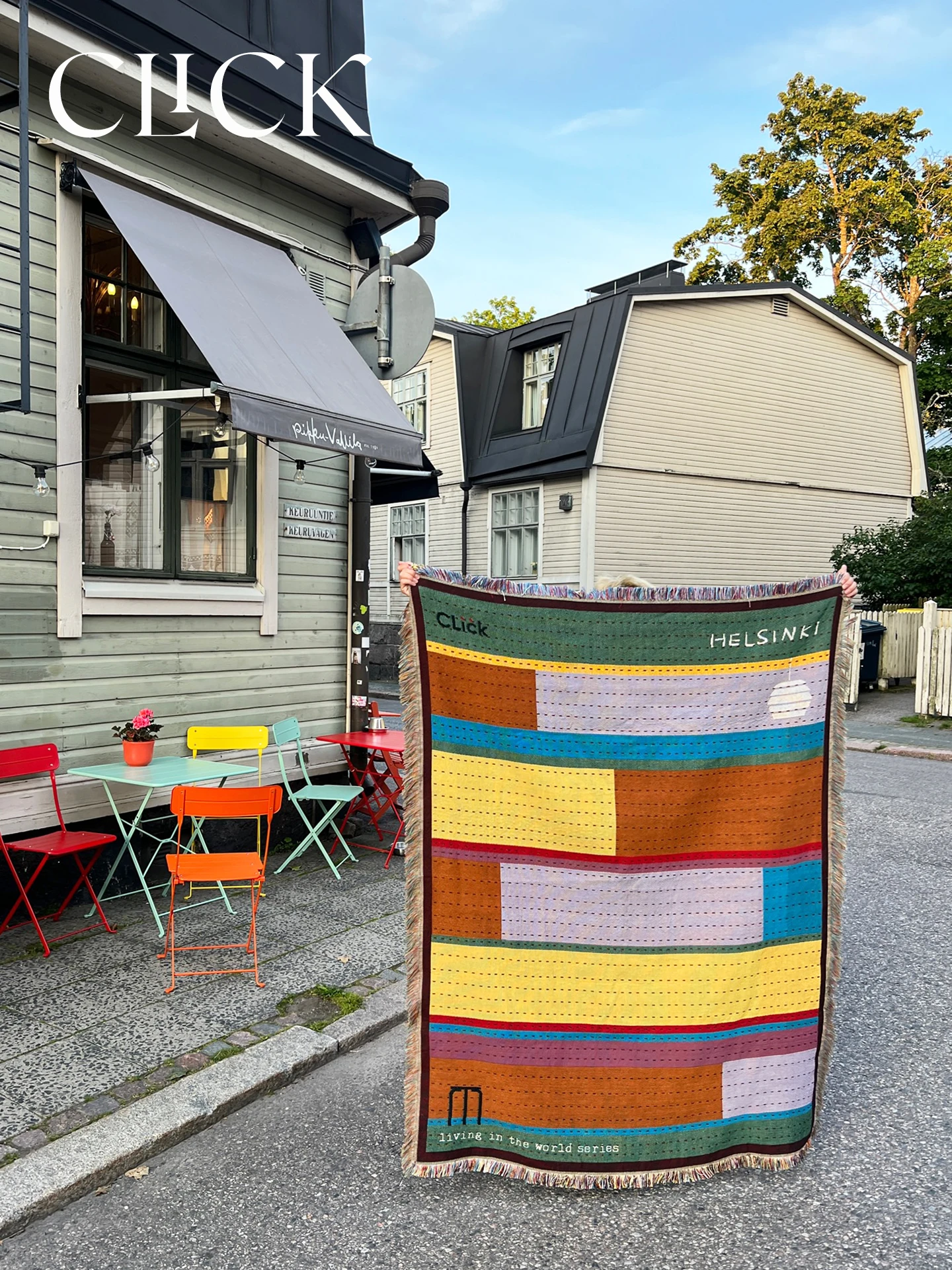 

Вязаное одеяло Helsinki Sle в скандинавском ретро-стиле для осени и зимы, декоративное, для дивана, из смеси полиэстера и хлопка, теплое