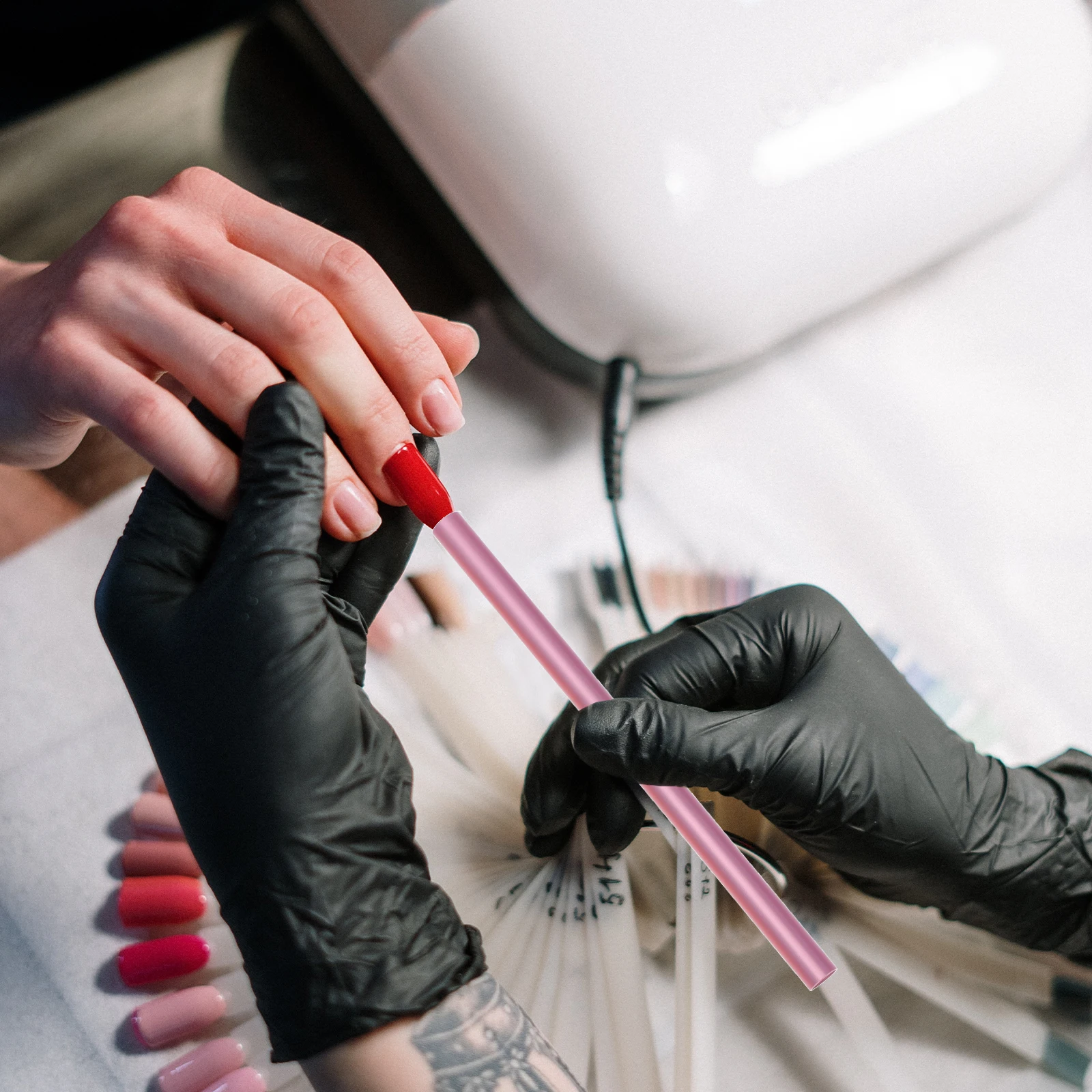 

12pcs Nail Shaping Rods Tools for DIY Salon Use Easy Crystal Tube Modeling Builder Gel Art Forms Accessories Manicure Supplies