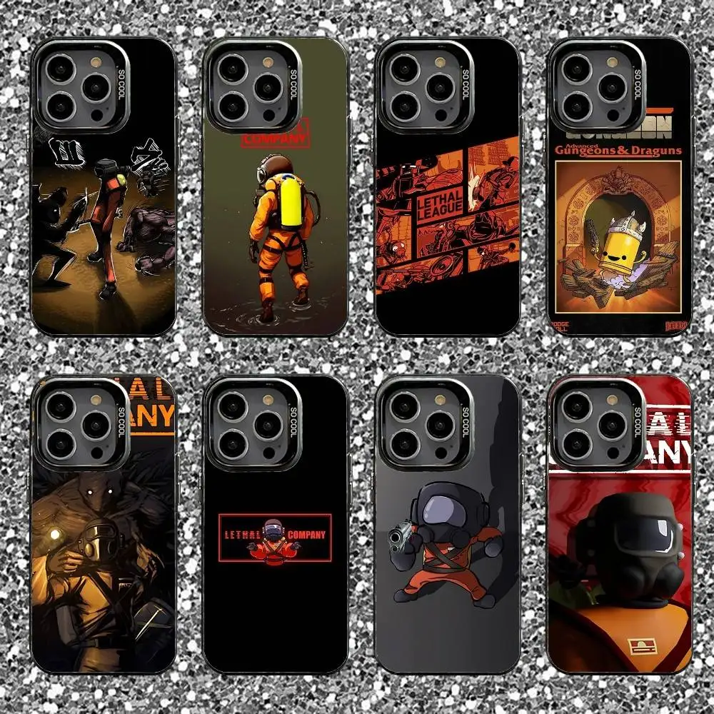 

Game L-Lethal C-Company Phone Case For iPhone 16,15,14,13,12,11,Pro,XS,Max,Plus,Mini,SE Black Candy Matte Shockproof Cover