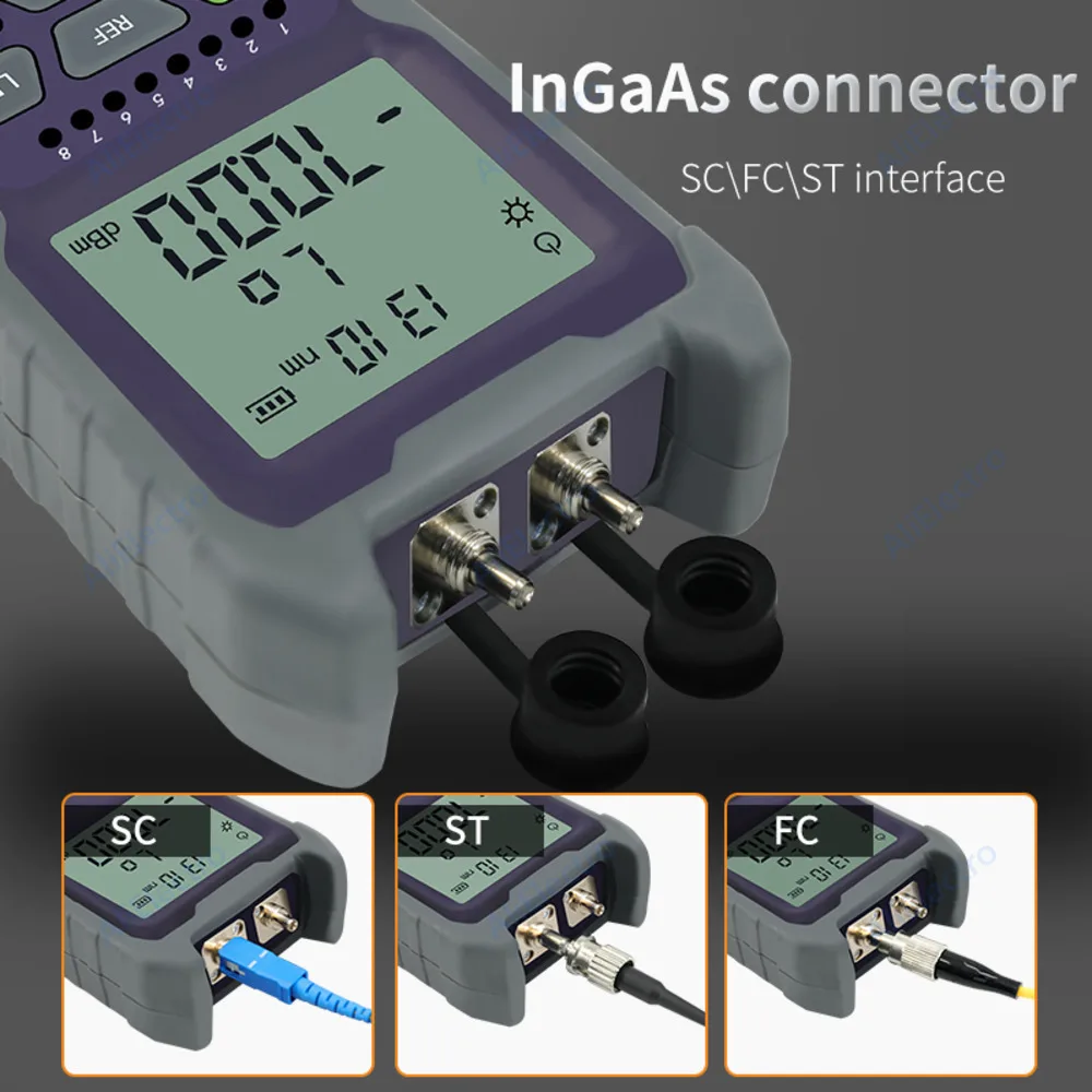 Medidor de potencia óptico Mini 4 en 1, localizador Visual de fallos, prueba de Cable de red, probador de fibra óptica, 5km, 15km, 30KM, VFL, precio de fábrica