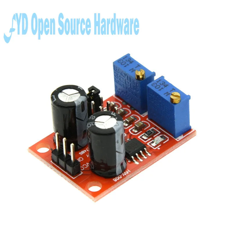 Модуль генератора сигналов ШИМ NE555, регулируемый частотный и рабочий цикл, прямоугольный импульс для управления шаговым двигателем