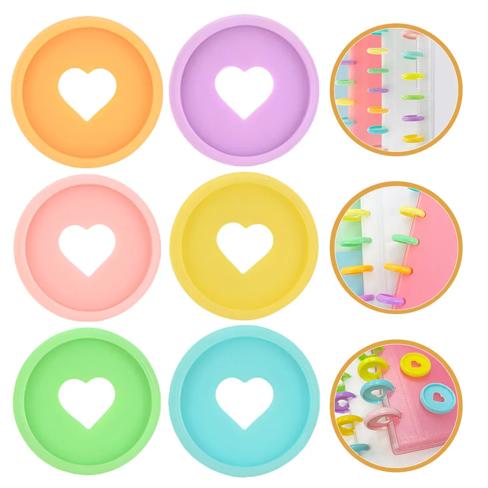 

30 шт. Изысканные сегментированные кольца-зажимы для переплета, многоразовые кольца-клипсы для отдельных листов, для поделок, журналов, блокнотов, школы и офиса