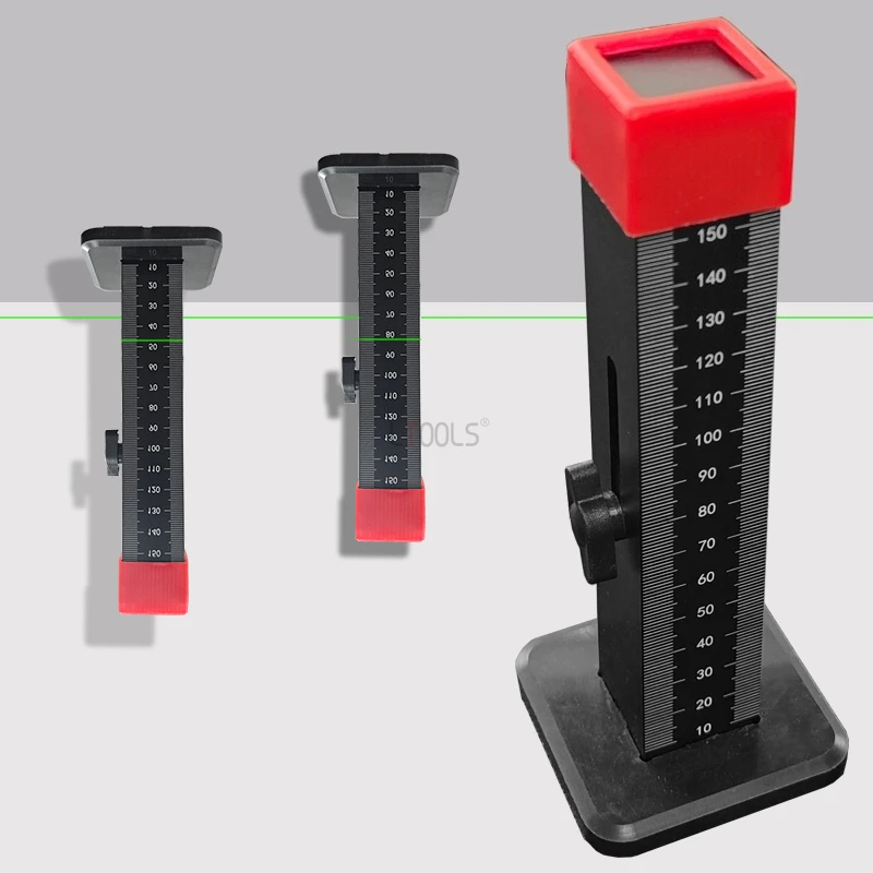 

Reflective Height Indicator Ruler Aluminum Alloy Positioning Level Bottom Magnetic Level Ruler Installation Auxiliary Tools 1pcs