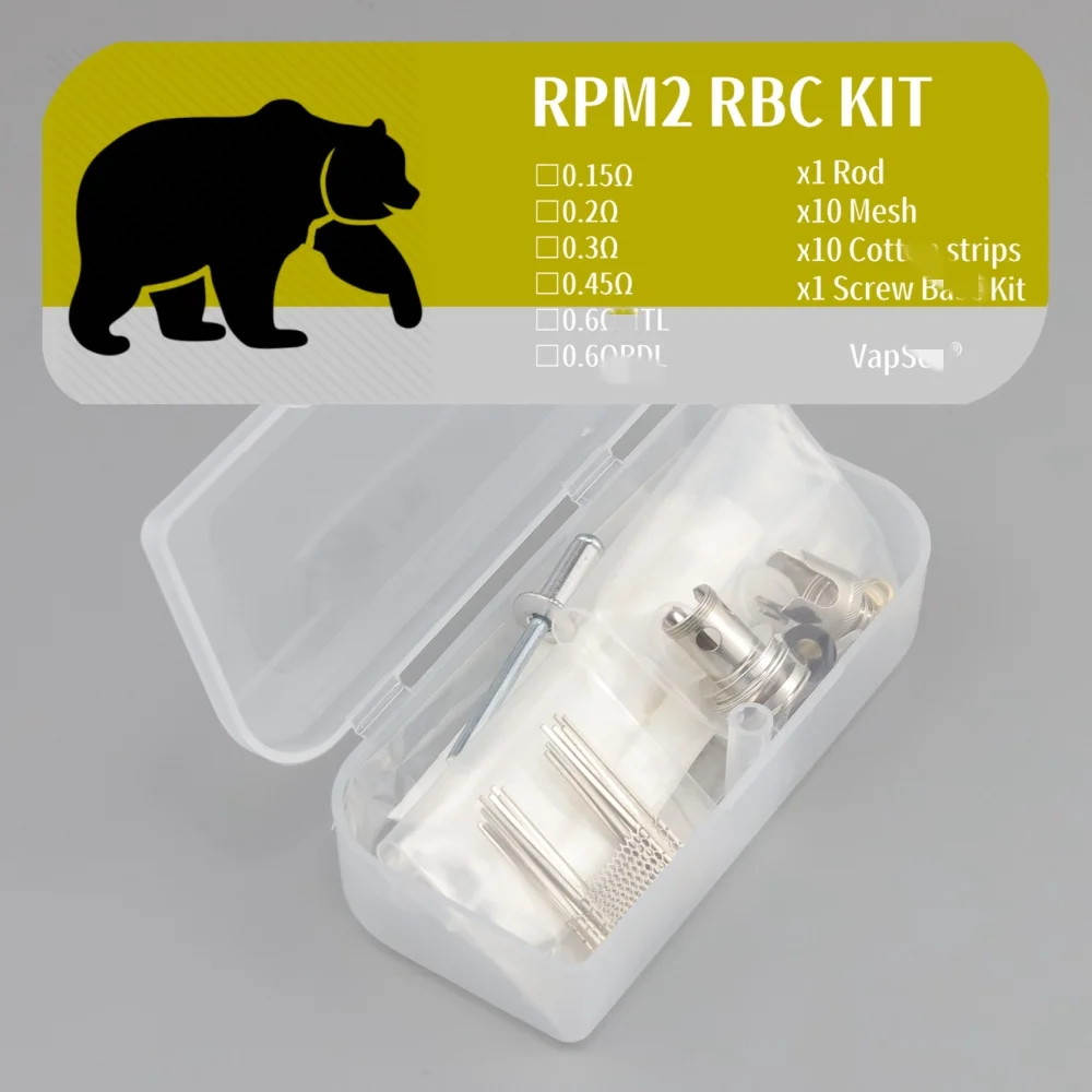 SmrtStyle RPM 2 Recyclable RBC Replacement Kit With RPM2 Screw Base Head Easy To Use On Door