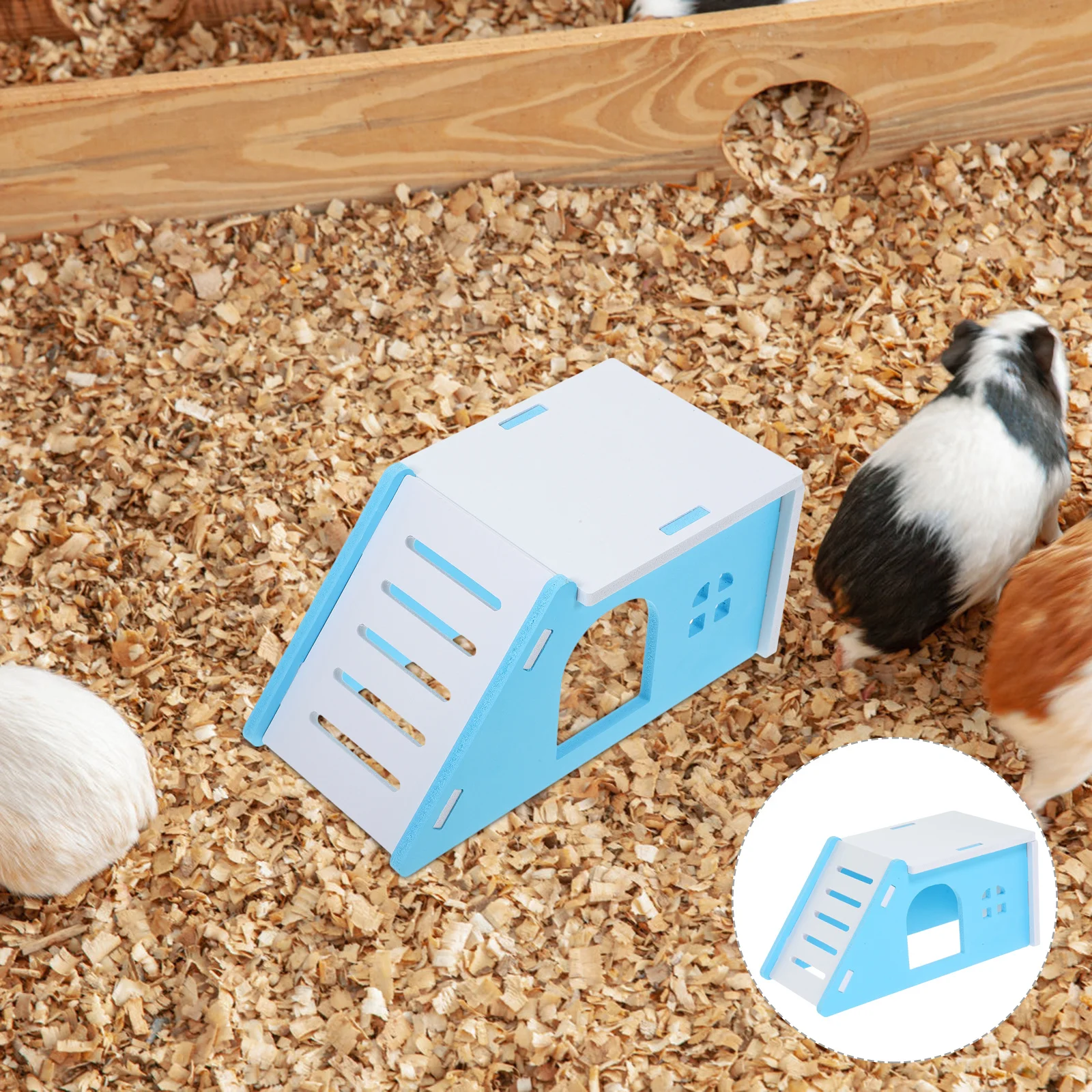 

Durable Hamster Plastic Hideout Comfortable Sleeping Space Relax Hut for Hamsters Guinea Pigs Small Pets