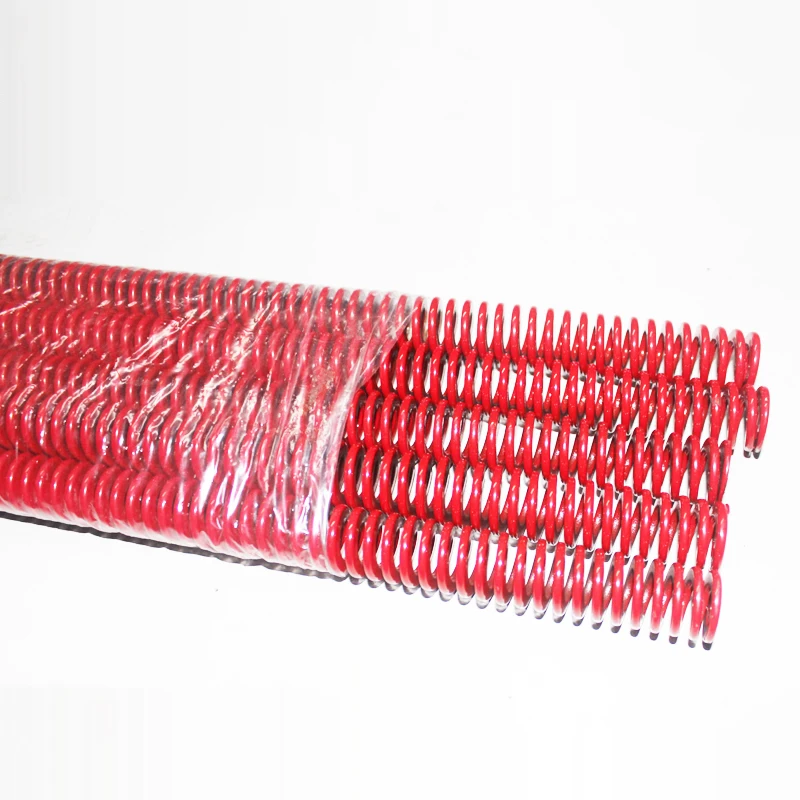 

Creamily 1PCS Red Medium Load Mould Die Spring Spiral Stamping Alloy Steel Compression Springs OD=25mm ID=12.5mm Length=40-55mm