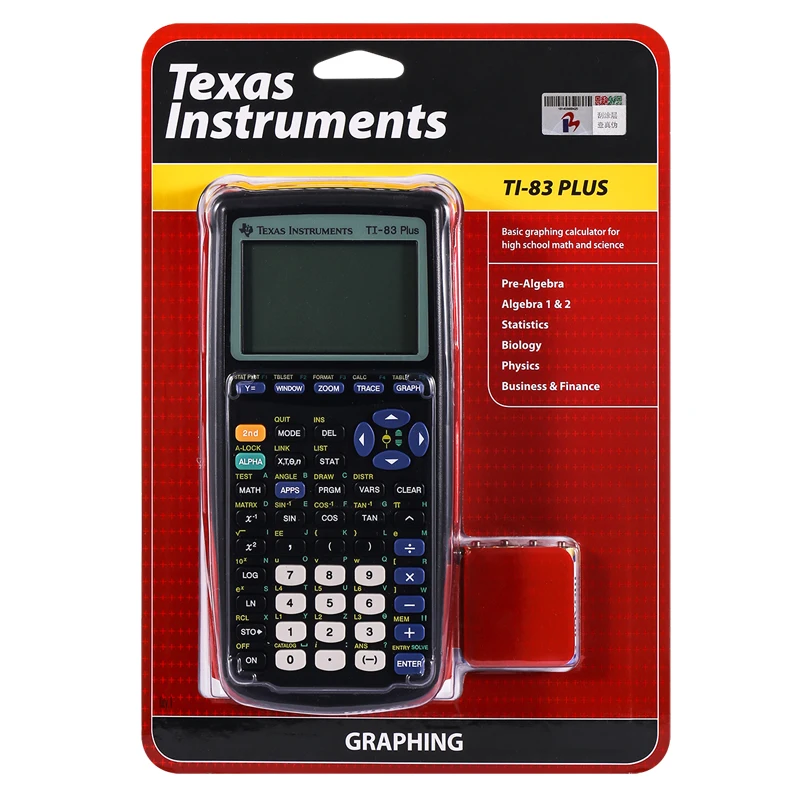 TEXAS Texas Instruments TI-83 PLUS programmazione grafica calcolatrice scientifica IB AP SAT esame internazionale Computer finanziario