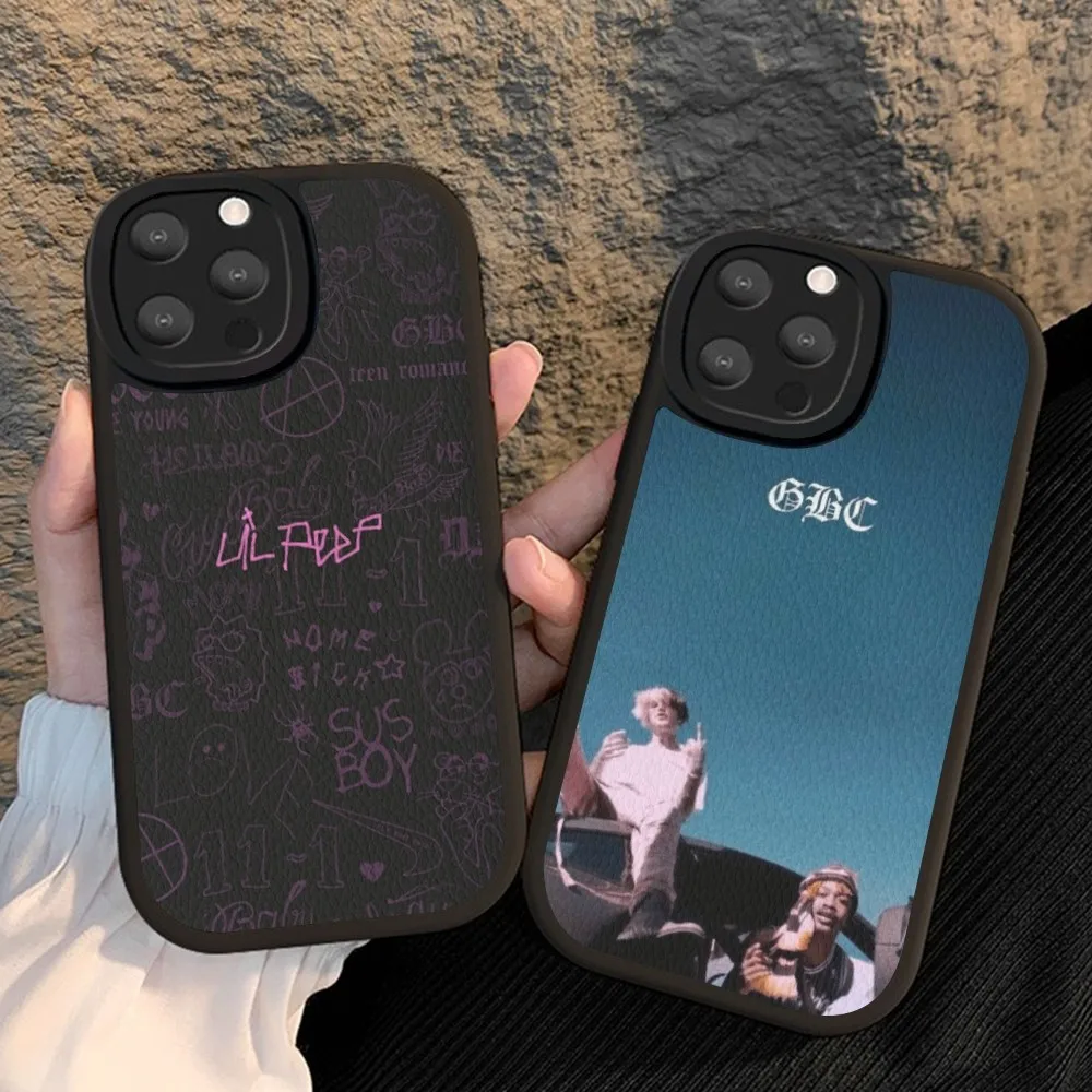 

Lil Peep Phone Case Hard Leather For iPhone 16 15 14 13 12 Mini 11 14 Pro Max Xs X Xr 7 8 Plus Fundas