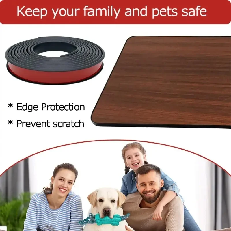 1M U Shape Edge Banding Self-Adhesive Edge Protector For Veneer Furniture Edging Trim Cabinet Table Repair Restoration