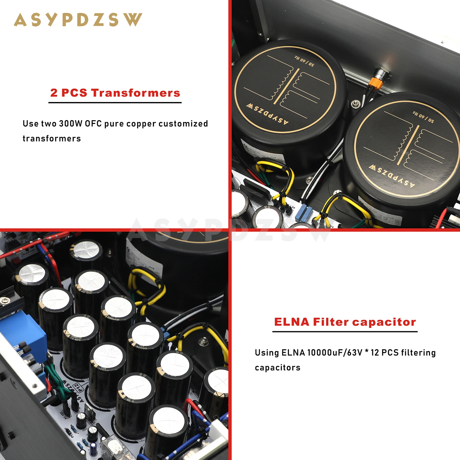 하이엔드 스테레오 KSA100-MKII 오디오파일 MJ15024/MJ15025 KSA100 150--230W 기반 전력 증폭기
