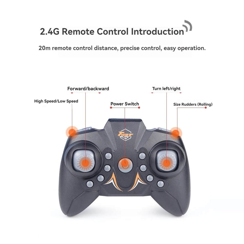 2,4 g Mini-Fernbedienungs-Schnellboot für Kinder, wiederaufladbar, wasserdicht, Hochgeschwindigkeits-Wettkampfboot, männlich und weiblich, schwarz, Technolo