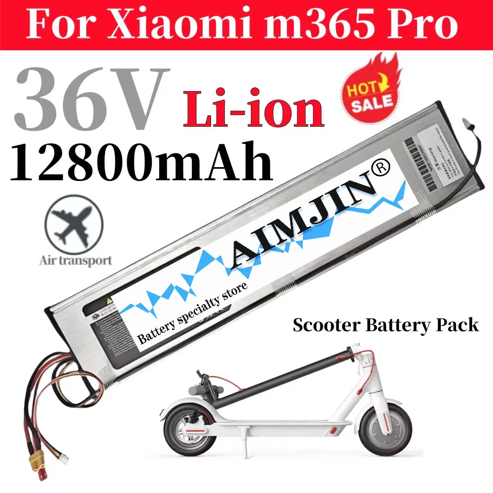 

Scoote battery 36V For XiaoMi M365 PRO High power and high capacity 12.8Ah Li-ion Battery Pack