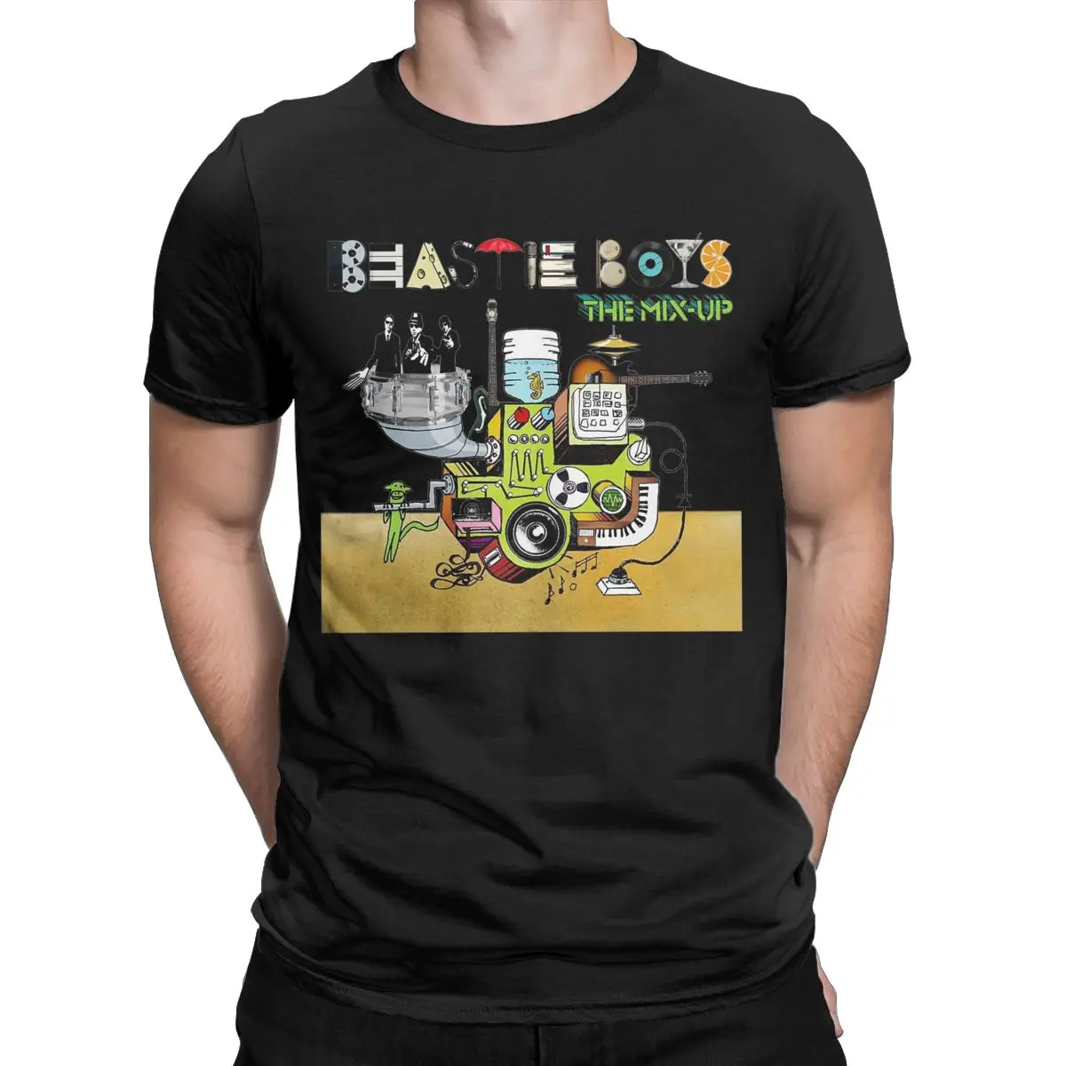 Men's Beastie Boys The Mix Up T Shirt 100% Cotton Clothing Novelty Short Sleeve O Neck Tees Summer T-Shirts