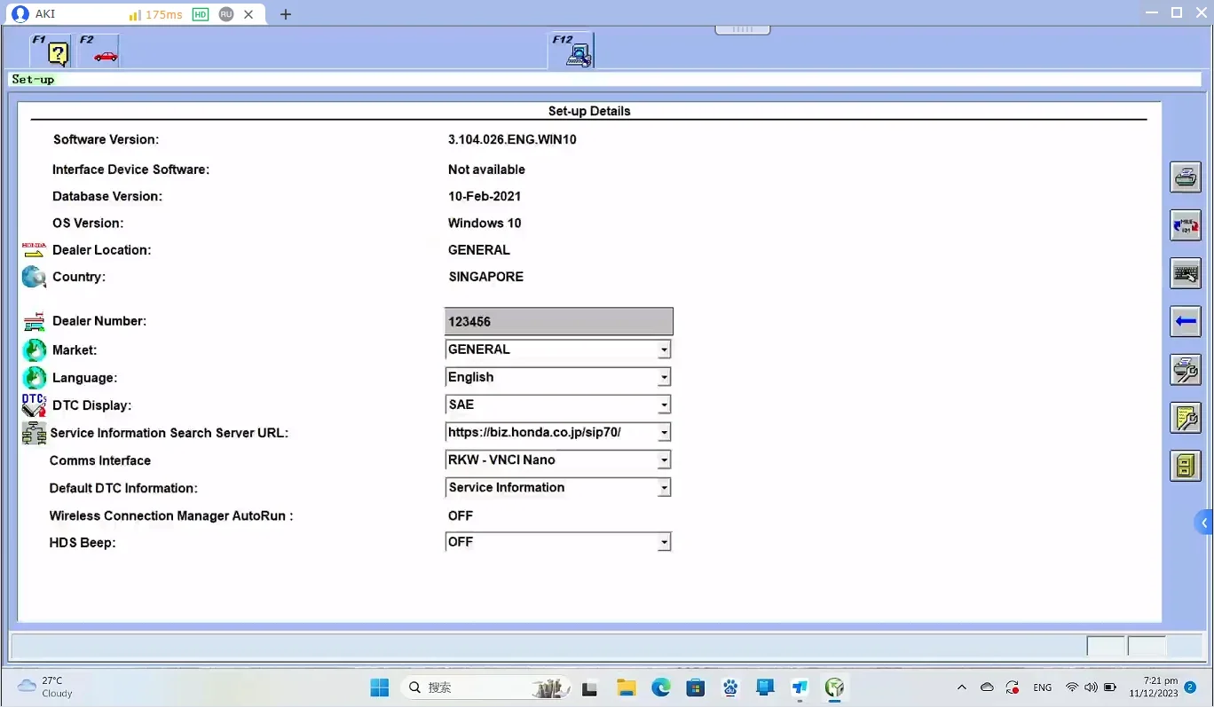 2024 honda Diagnostic software OBD diagnostic line J2534 ODIS HDS I-HDS 1.008.32 Techstream