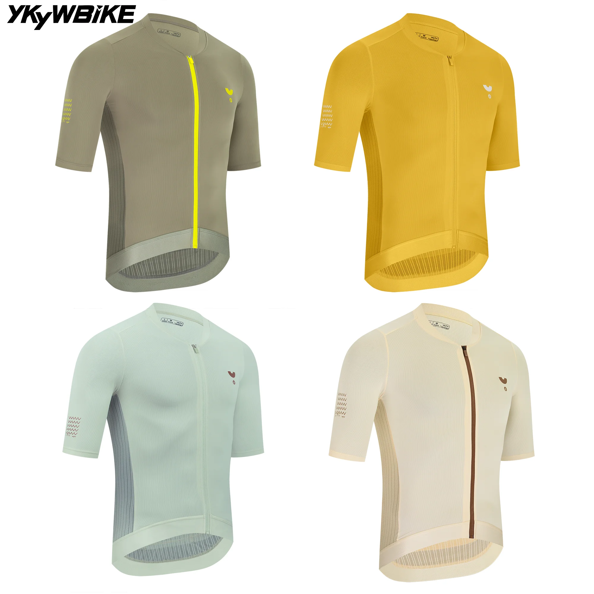 YKYWBIKE 2026 Men MTB Cycling Jersey Summer Breathable Pro Team Bicycle Shirt Short Sleeve Road Bike Maillot Cycling Clothing
