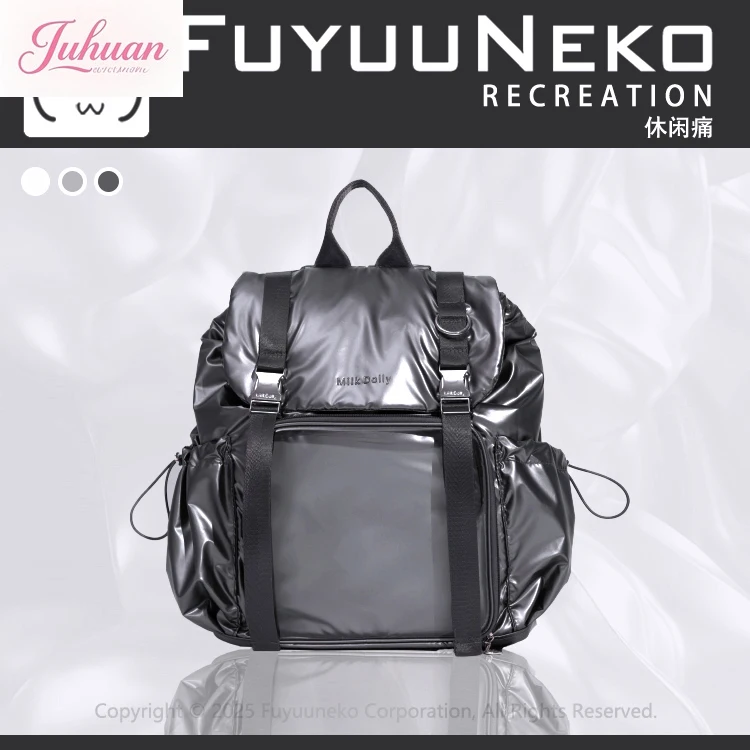 Japanese original casual large food ltabag backpack daily schoolbag baby bags comic show drawstring large capacity backpack