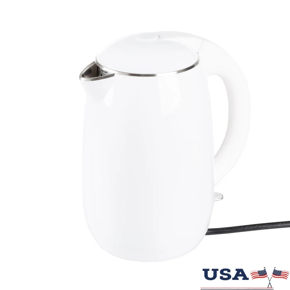 

1.8L Electric Kettle Auto Shut-Off Rapid Boil Stainless Steel Durable Water Heater Retro Design Home Kitchen Coffee Tea
