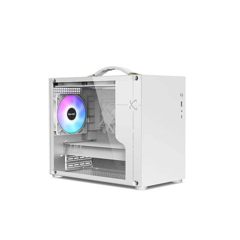 

POWER TRAIN X-GAMERX X100 case for desktop, MINI portable with side ventilation for carrying, MATX desktop case