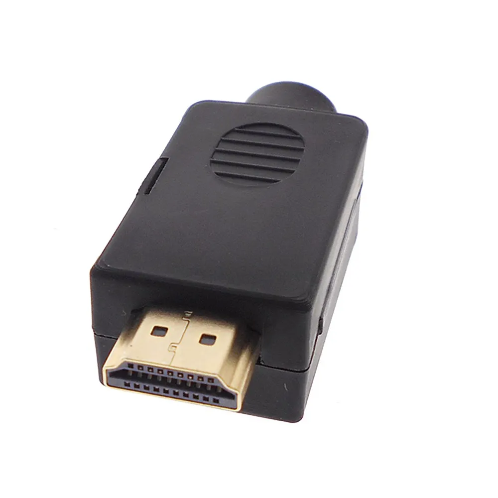 HDMI لحام خالية من ذكر رئيس لحام خالية HDMI كابل 2.0 نسخة 1.4 HD الهندسة خط واجهة التوصيل نقل محطة