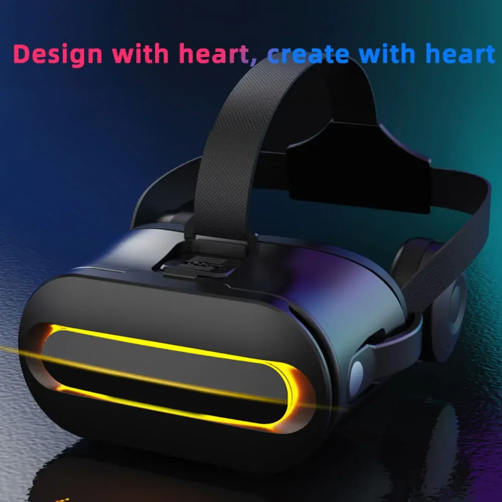 New 3D Virtual Reality VR Glasses Headset Devices Helmet Lenses Smart Smartphone Phone Headphones Enjoy 3D Games Movies Anywhere