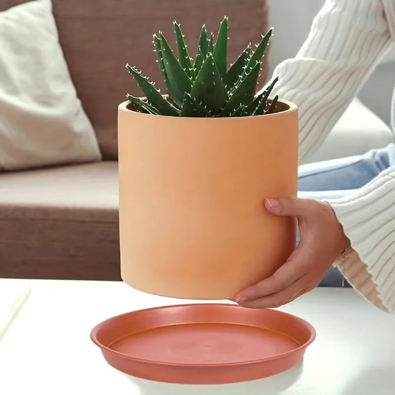 3/10Pcs Plastic Plant Saucer Heavy Duty Drip Plant Trays 4/6Inch Round Durable Waterproof Thicken Indoor Outdoor Flower Pot