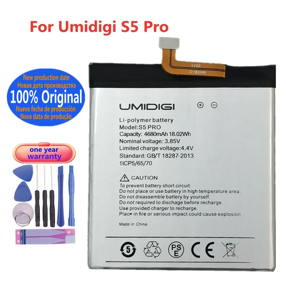 2024 Original Battery For UMI Umidigi A7 A7S A9 A5 Pro A11S A13S A11 Pro Max Bison GT2 X10S F2 F1 Power 3 S2 C1 G1 Z2 S3 S5 Pro