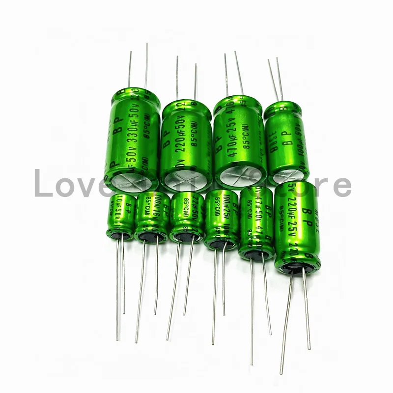 Nichicon MUSE BP ES Non Polar Nonpolar Bipolar HiFi Audio Capacitor 1uf 10uf 22uf 47uf 100uf 220uf 330uf 16V 25V 50V Copper Feet