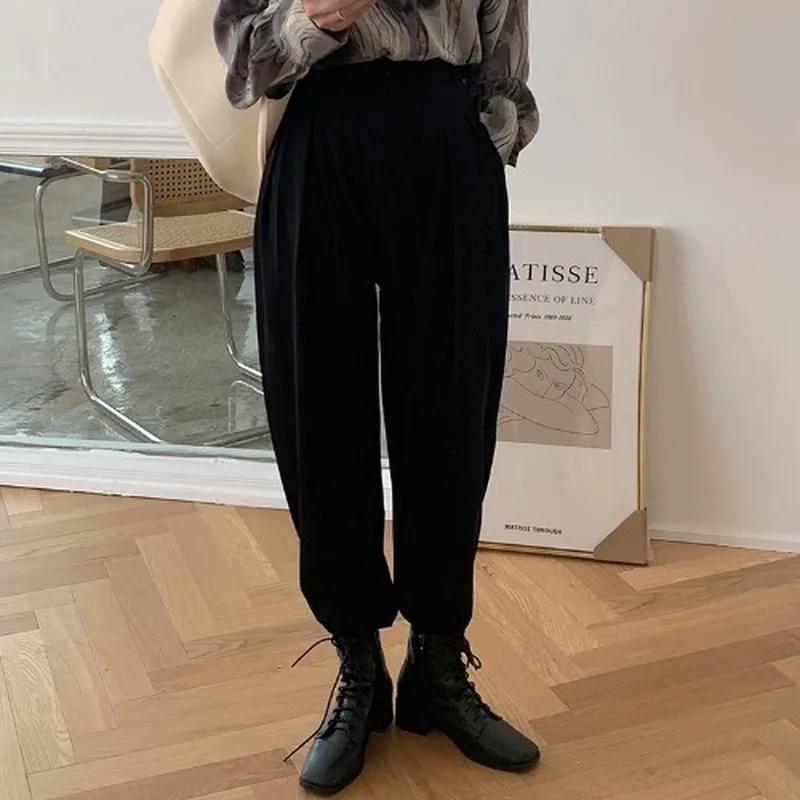 2024 New Spring and Autumn Women Fashion Retro Inkjet Art Two-piece Shirt + High Waist Slim Pants Suit Button Office Lady