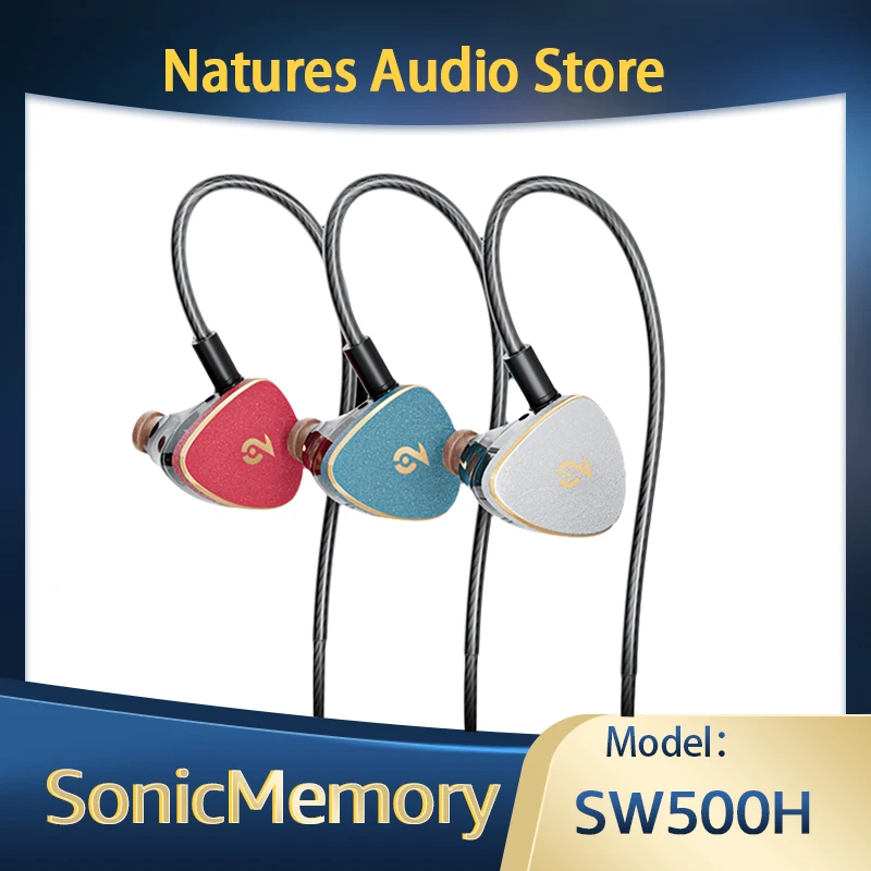

SonicMemory SW500H Monitor IEMs 1DD+4BA 5Unit HybridDriver Headphones Earbuds