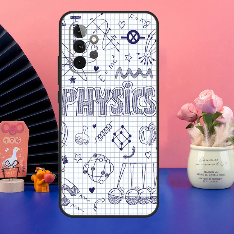 Physics Math Formula Equation Case For Samsung Galaxy A54 A34 A24 A14 A73 A53 A33 A23 A13 A52 A32 A22 A12 A51 A71 Cover