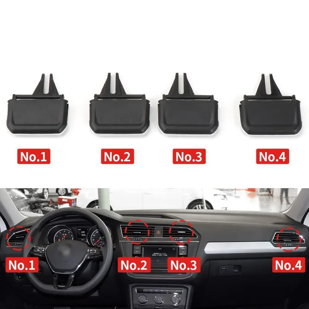 LHD RHD Car Air Conditioning AC Vent Grille Tab Clip Outlet Repair Kit For VW Volkswagen Tiguan L X 2017-2022