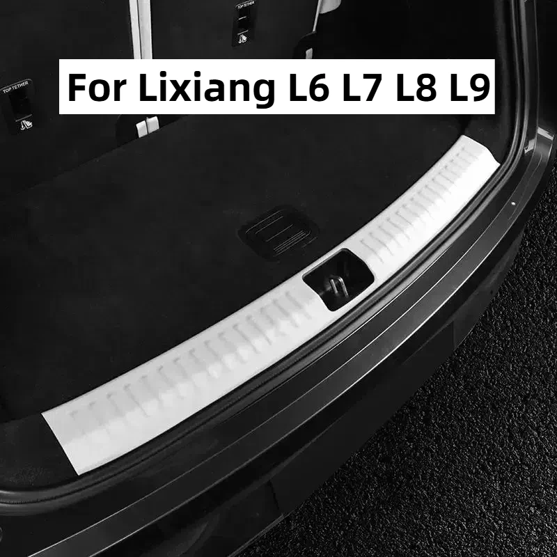 1PC Car Anti Scratch Trunk Sills Leather Protect Sticker for Leading Ideal Li LiXiang L6 L7 L8 L9 Auto Interior Accessories