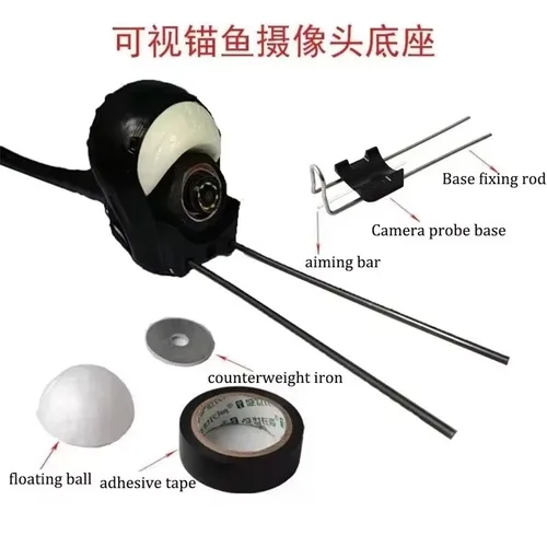 Imagen 2 del producto Cámara endoscópica impermeable hd subacuática, buscador de peces android usb tipo c para accesorios de pesca en hielo con conector de cable