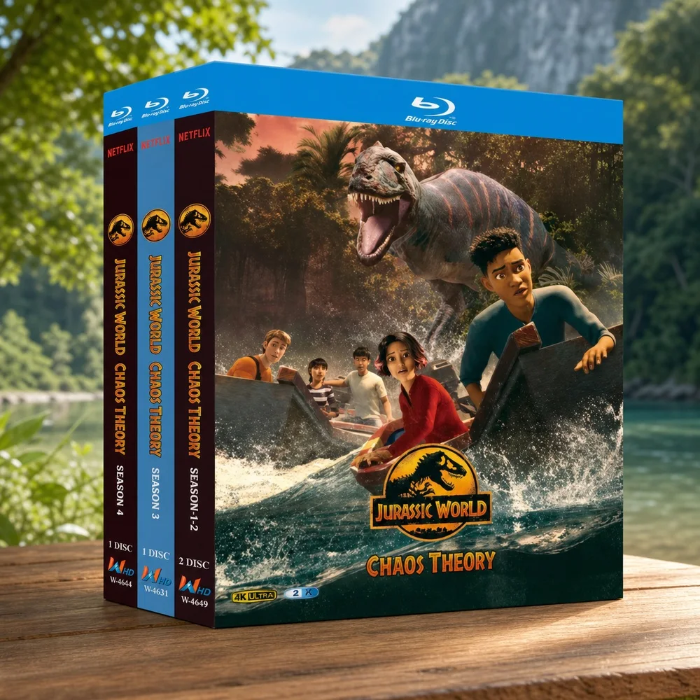 Blu-ray Ultra HD Animation Jurassic World Chaos Theory Staffeln 1-4 BD Box-Set