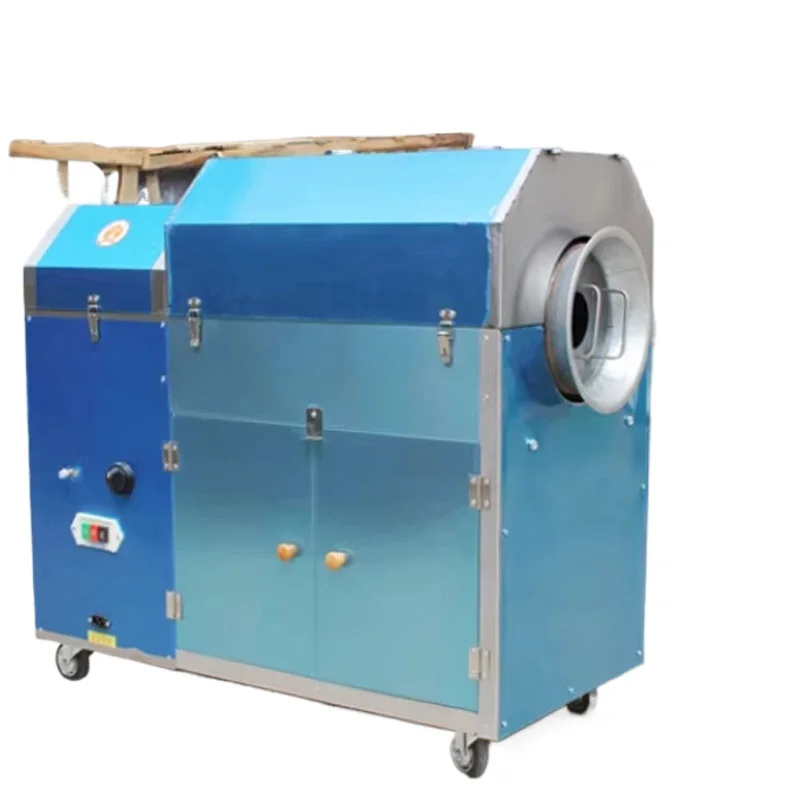 Gas/Electric Heating Peanut Chestnuts Drum Walnut Chili Pepper Roasting Machine Commercial Roast Machine for Nut  Customized