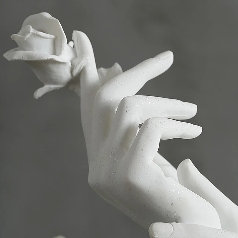 Anel de Resina Escultura Molde Mão, Exibição de Jóias, Suporte do Anel, Pulseira, Colar Mostrando, Estátua para Escritório, Decoração da Sala